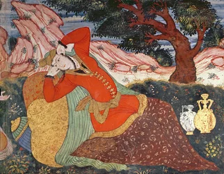Femme de la cour de Shah Abbas I, 1585-1627 (détail)